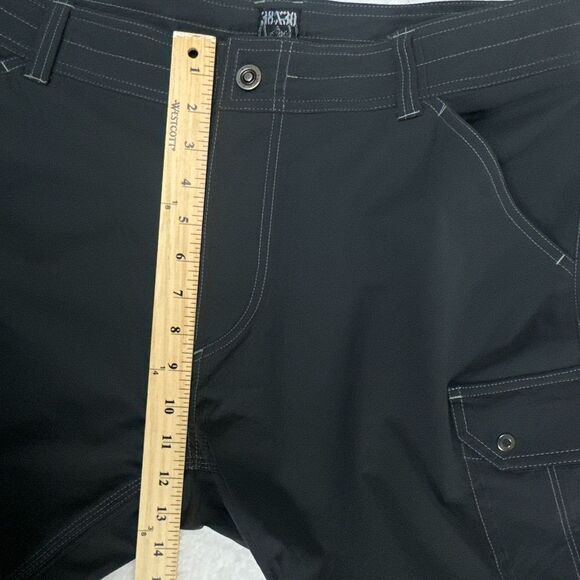 Kuhl Pants Mens 38x32 Renegade Stealth Convertible Cargo Zip Off Charcoal Hiking - Picture 6 of 11